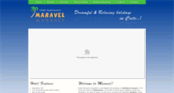 Desktop Screenshot of maravel.gr